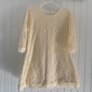 Handmade lace dress
